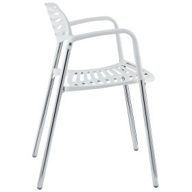 Sillón NIZLBEA   white - Sillas de metal y plástico