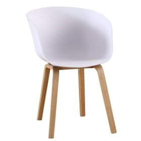Sillón WAKA    white - Sillas de madera