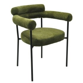 Sillón NTESRVACE bouclé oscuro - SILLAS