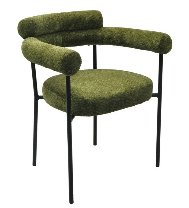 Sillón NTESRVACE bouclé oscuro - SILLAS