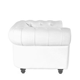 Sillón CHESTER FED simill white - SOFAS