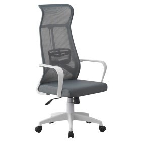 Sillón oficina SMIA white grey - OFICINA