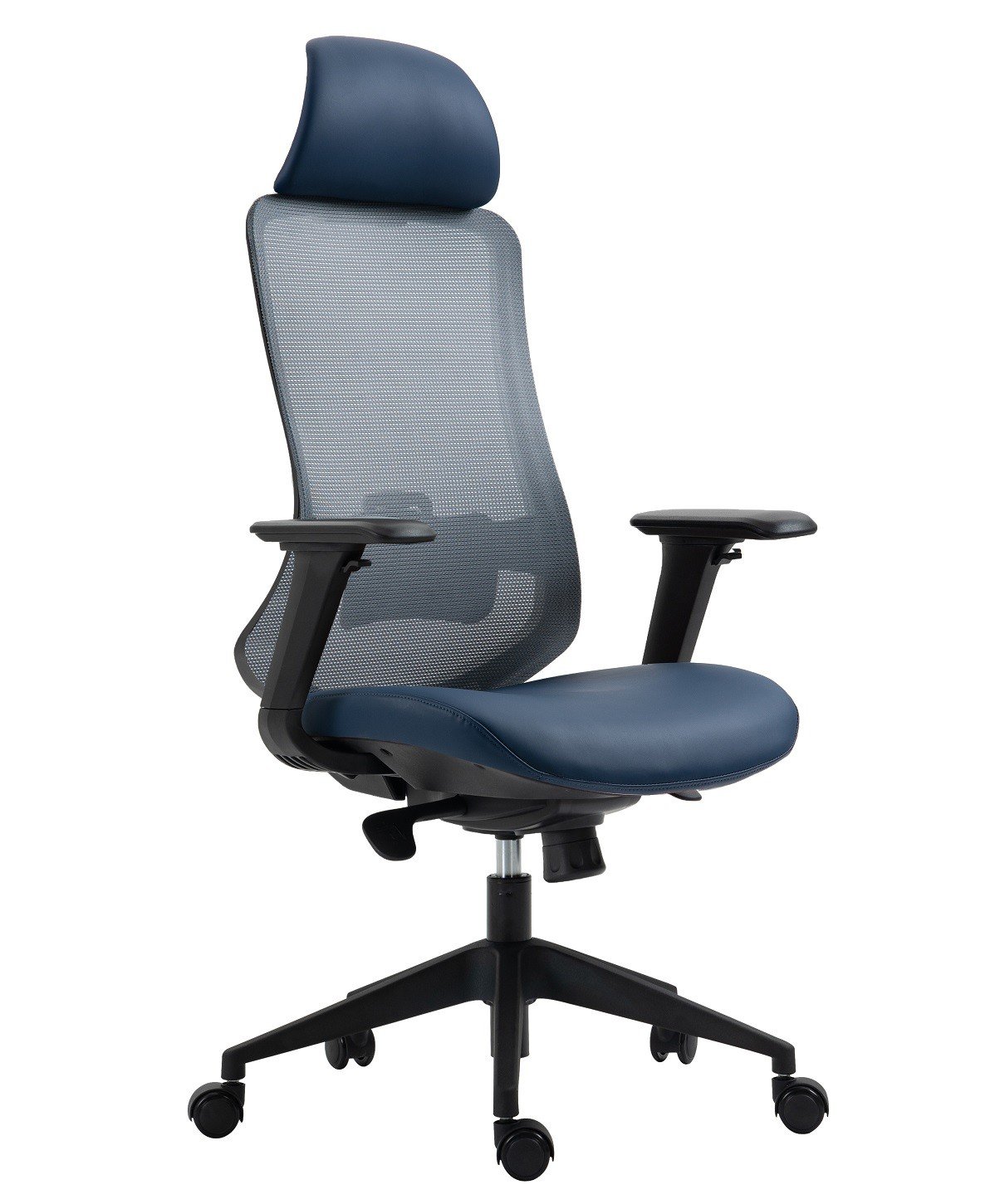 Sillón oficina EZNJURAA black ergonómico blue - Sillones de dirección