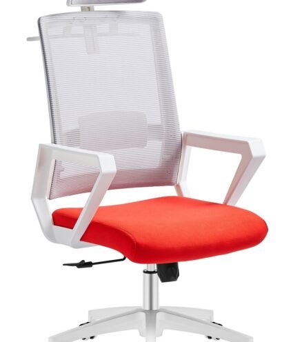 Sillón  oficina STONA white  grey  RED - OFICINA