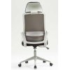 Sillón  oficina FISS FED  white  estructura  black - OFICINA