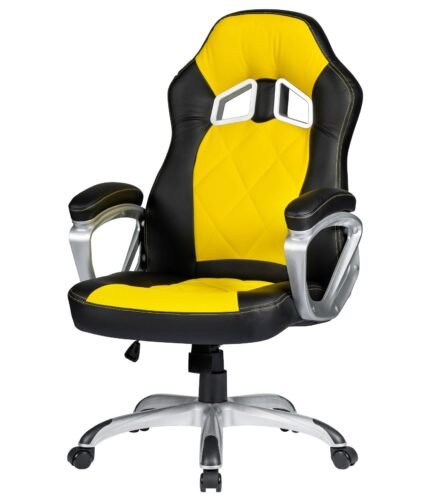 Sillón  oficina OMARTIPO racing simill YELLOW black - OFICINA