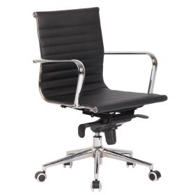 Sillón  oficina RDAMTERO  simill black - OFICINA