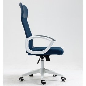 Sillón  oficina RTONVE white   blue oscuro - Sillones de dirección