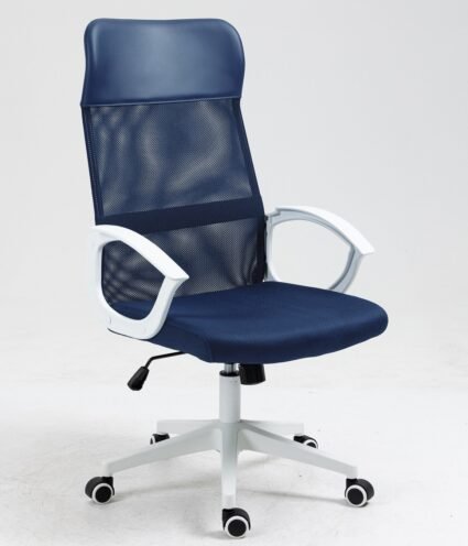 Sillón  oficina RTONVE white   blue oscuro - OFICINA