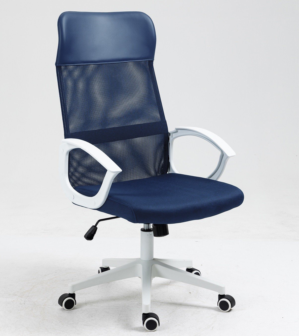Sillón oficina RTONVE white blue oscuro - OFICINA