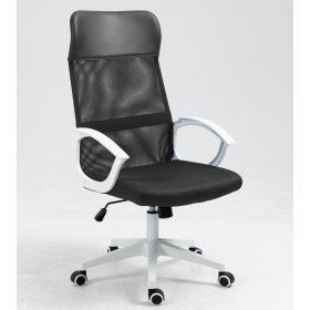 Sillón  oficina RTONVE white   black - OFICINA
