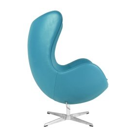 Sillón EG    vidrio   simill turquesa - Butacas y Sillones de diseño