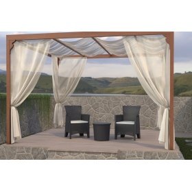 Sillón ÓNLEI  antracita  beige - SILLAS