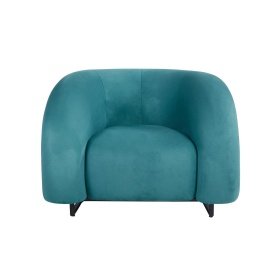 Sillón RLOVYKA  white  turquesa - Butacas y Sillones de diseño