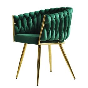 Sillón KING  dorado  white   oscuro - SILLAS