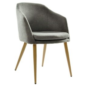 Sillón LART    lin grey oscuro - Sillas tapizadas
