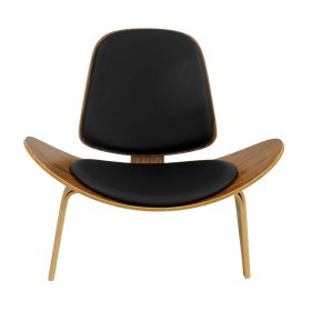 Sillón RDICNO  palo pink simill black - Butacas y Sillones de diseño