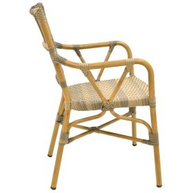 Sillón ROSPA    brown grey - Sillas de exterior