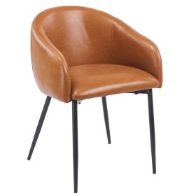 Sillón YOLAPE  simill vintage brown - SILLAS