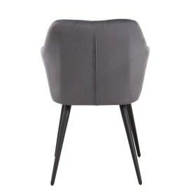 Sillón NDOLARO  grey oscuro - Sillas tapizadas