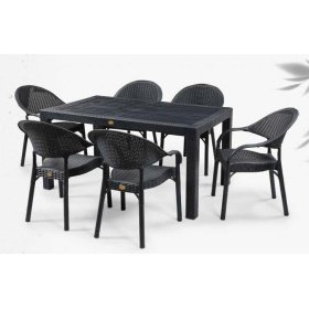 Sillón NOSLIMORRETO    antracita - Sillas de plástico