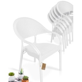 Sillón NOSLIMORRETO    white - Sillas de plástico