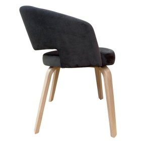 Sillón USEVI     hevea natural white  grey oscuro - SILLAS