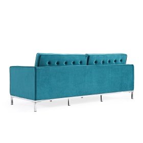 Sofá RLESA 3 plazas  white  turquesa - SOFAS