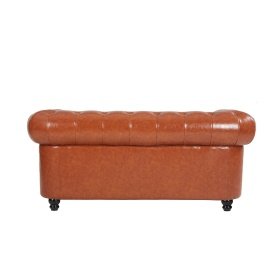 Sofá CHESTER FED 2 plazas simill cuero vintage - Sofá de 2 plazas