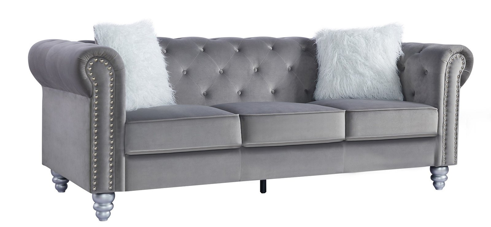 Sofá CHESTER STYLE 3 plazas white grey 27 - Colección Chester