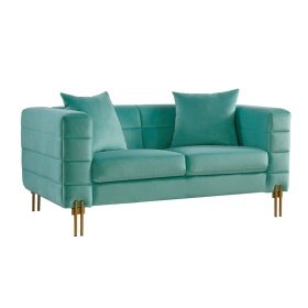 Sofá OSRILA 2 plazas  white   agua 58 - Sofá de 2 plazas