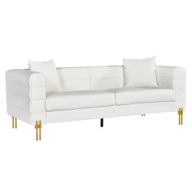Sofá OSRILA 3 plazas  simill white - SOFAS