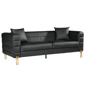 Sofá OSRILA 3 plazas  simill black - SOFAS