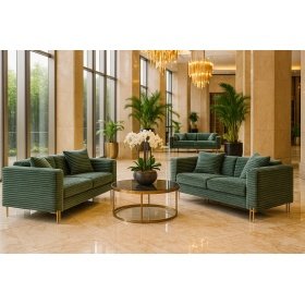 Sofá OSRILA 3 plazas  corduro claro - SOFAS