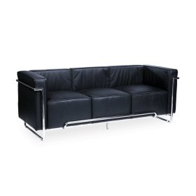 Sofá TTONEVE 3 plazas  inoxidable simill black - SOFAS