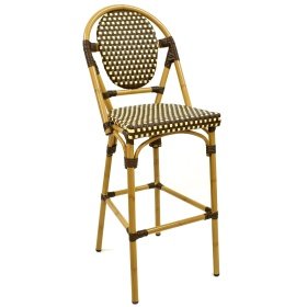 Taburete ANILAA   brown crema - Chollos