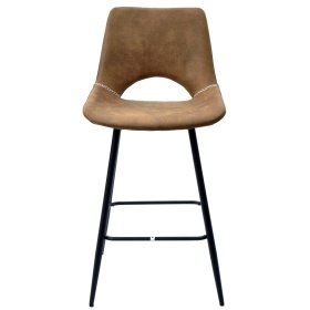 Taburete BESNTIA FED  simill brown oscuro - Taburetes tapizados