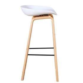 Taburete WAKA      white - Taburetes de madera y plástico