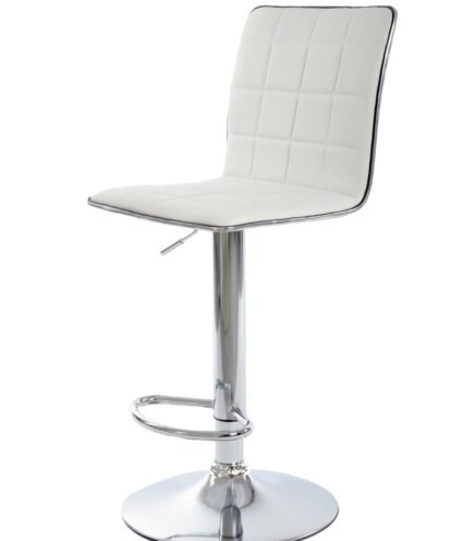 Taburete BUSCU  simill white - TABURETES