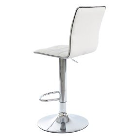 Taburete BUSCU  simill white - Taburetes tapizados