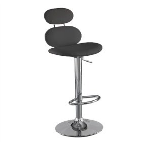 Taburete ROUDO  simill black - Chollos