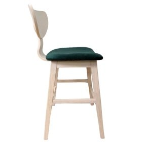 Taburete BLINDU   hevea natural white   oscuro - Taburetes de madera