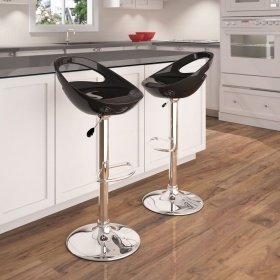 Taburete FLIT    black - Taburetes de metal y plástico