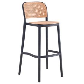 Taburete NCHALFU 97   black beige - Taburetes de plástico
