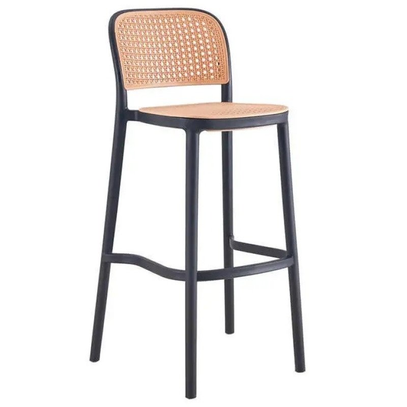 Taburete NCHALFU 97   black beige - Taburetes de plástico