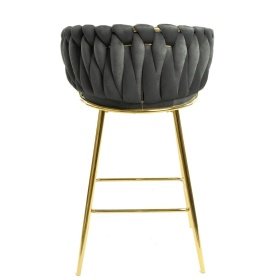 Taburete KING   dorado  white  grey oscuro - TABURETES