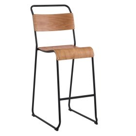 Taburete OLRPOVELI  black   abedul - TABURETES