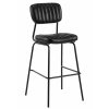 Taburete OLRPOVELI  black   abedul - TABURETES