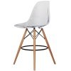 Taburete WAKA      white - Taburetes de madera y plástico