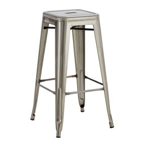 Taburete DORMA EK SHEDBRU  plata - TABURETES